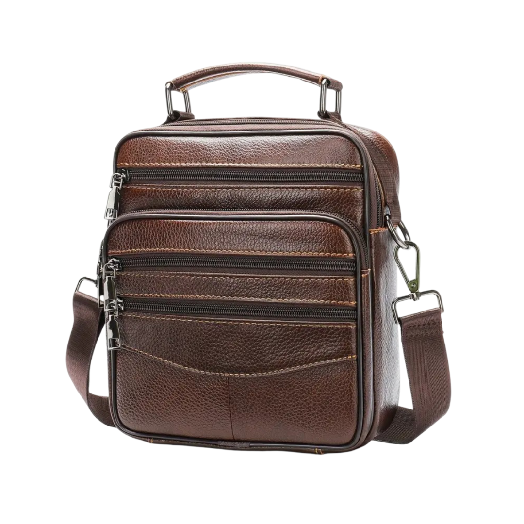 Jacob – Leder Retro-Umhängetasche für Herren