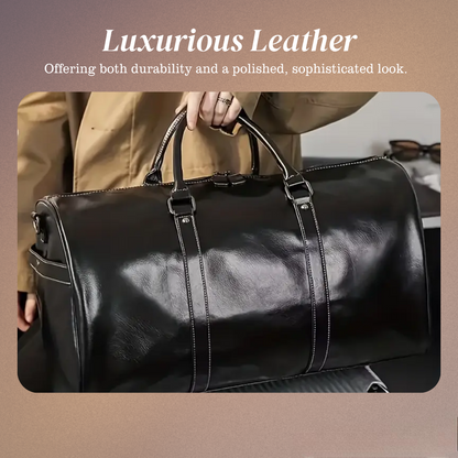 Austin | Leder-Weekender-Reisetasche