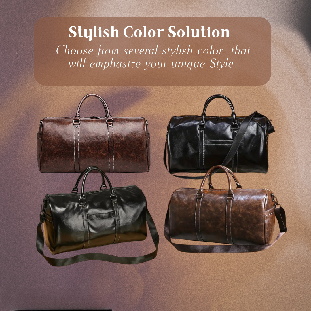 Austin | Leder-Weekender-Reisetasche