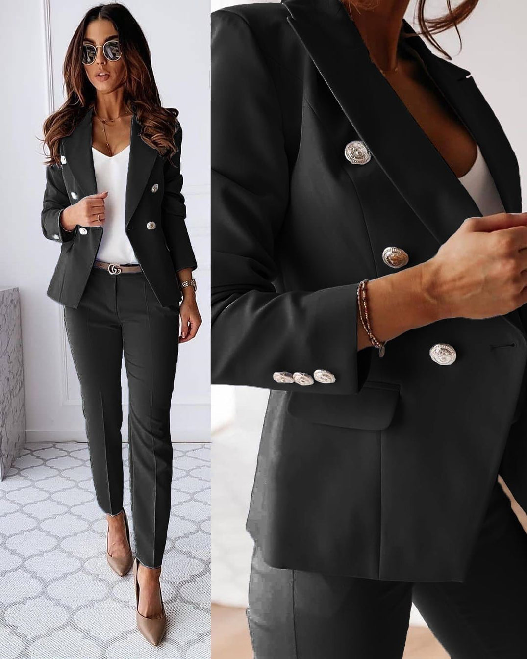 CAROLA | Luxueus, stijlvol blazerpak