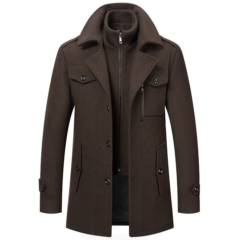 Félicien – Manteau d’hiver deux pièces élégant
