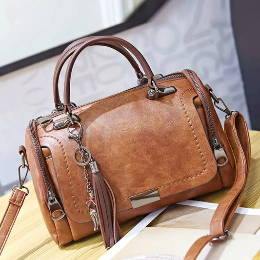 Stella - Leder Schultertasche