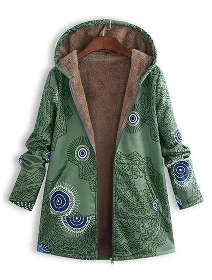ZAHARA™ | Artistiek Gevoerd Fleecejack