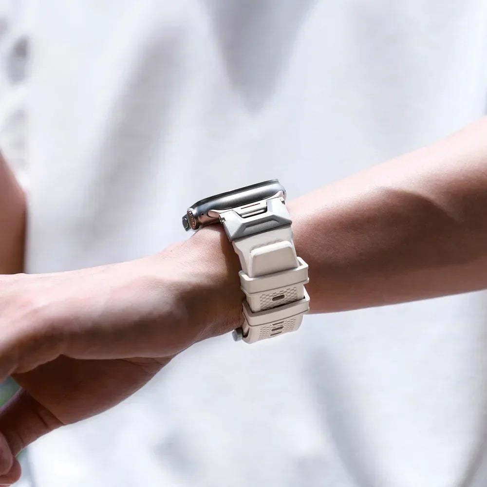 Caldera siliconen Apple Watch-band