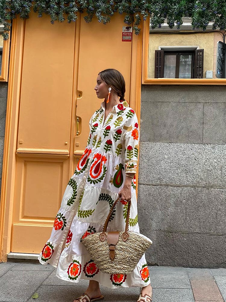 Käthe | Loose patchwork dress