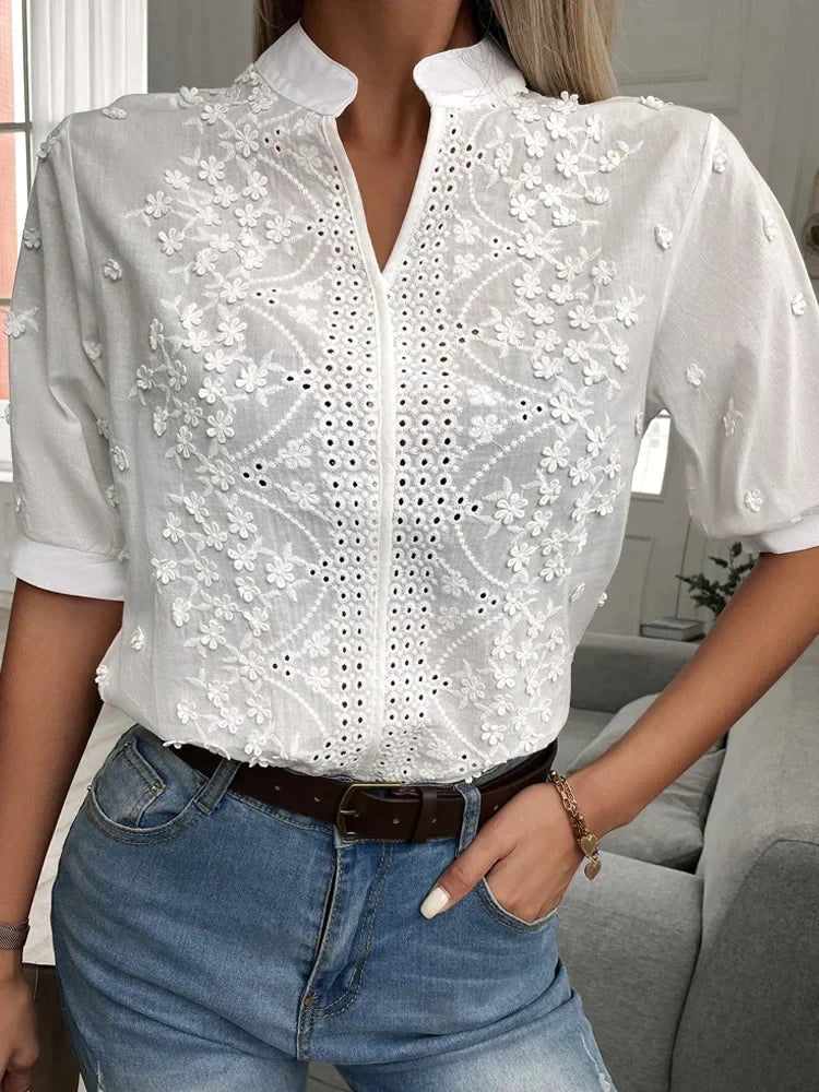Leah™ | Klassiek Elegante Blouse