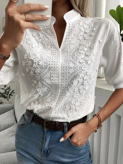 Leah™ | Klassiek Elegante Blouse