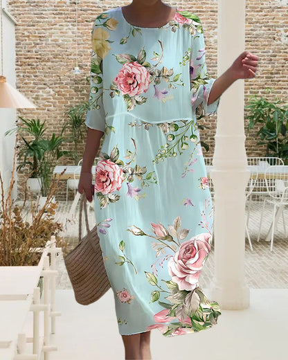 Ruth - Jurk met bloemenprint