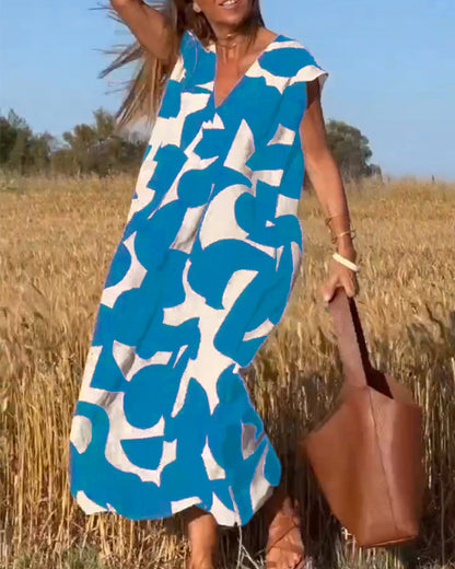Aria™ – Bedrukte jurk met stijl