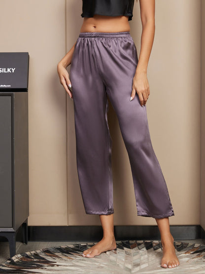 Pantalons De Nuit Pour Femmes Pure Soie Classique