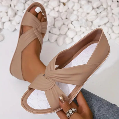 Luzia | Comfortabele orthopedische sandalen met strikdesign