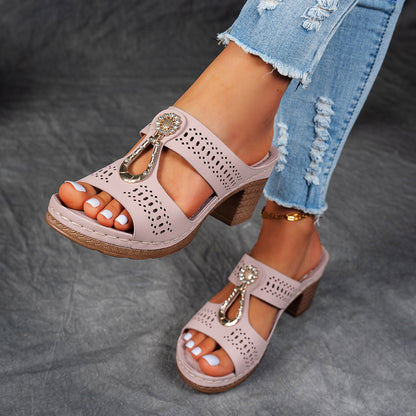 Nicoleta – Orthopedische Sandaal Met Zirkonia