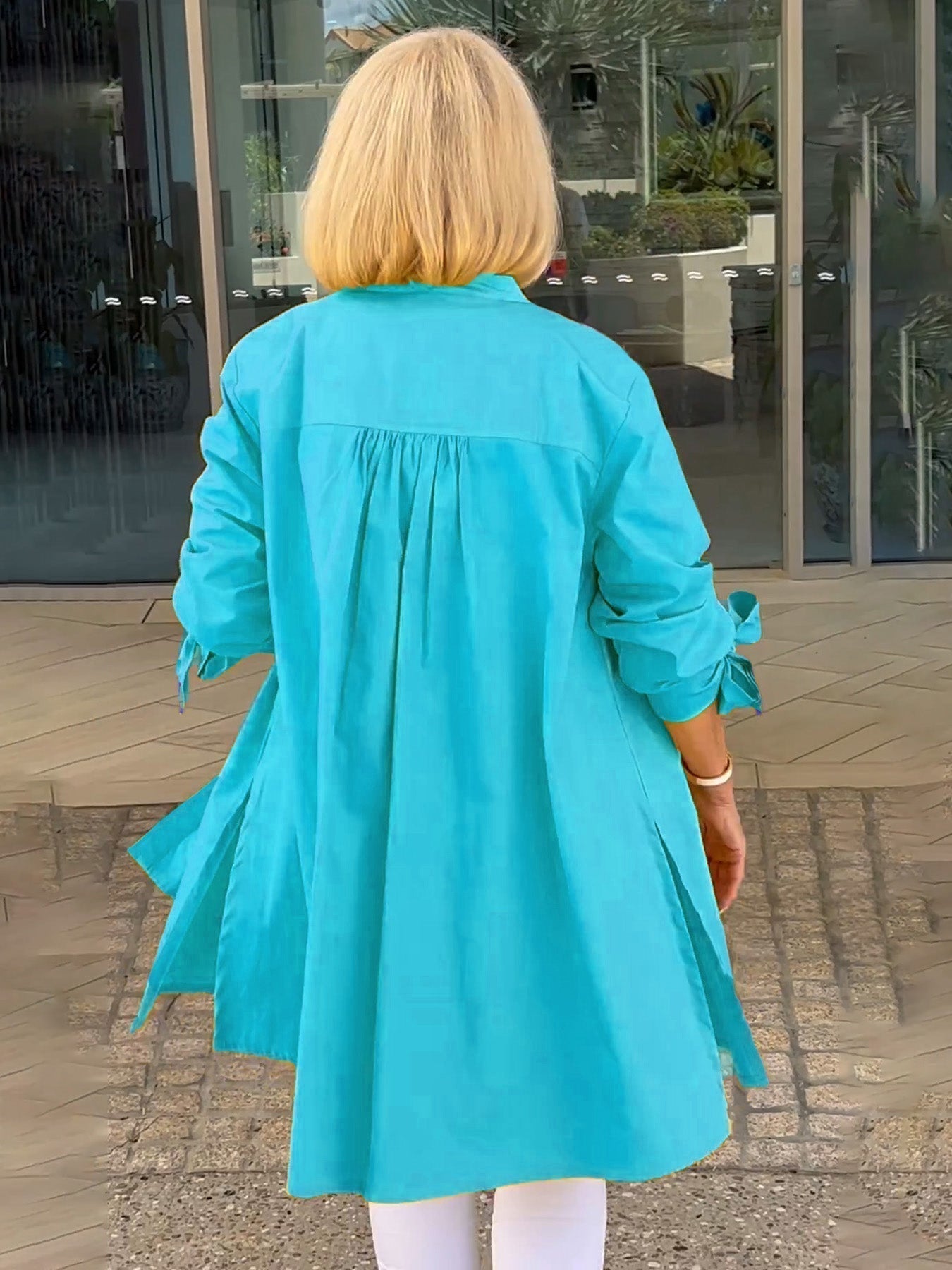 Lucia™ - Tuniek-shirt met knoopsluiting