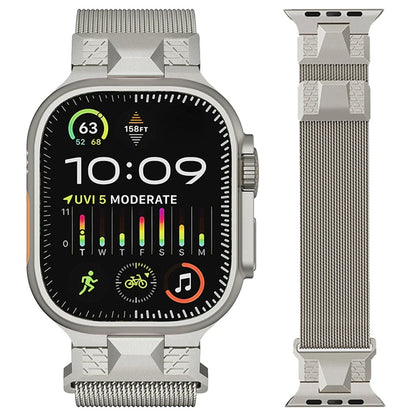 Titanium Milanese Apple Watch Band