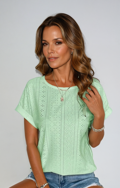 Riza™ | Casual Kanten Top