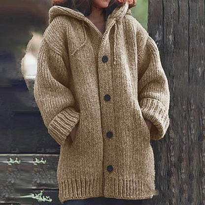 Eden – Gestrickter Cardigan-Mantel