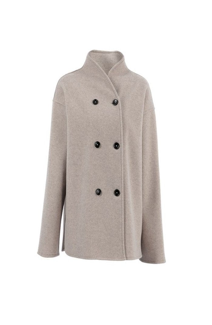 Anaia | Oversized jas in Franse stijl