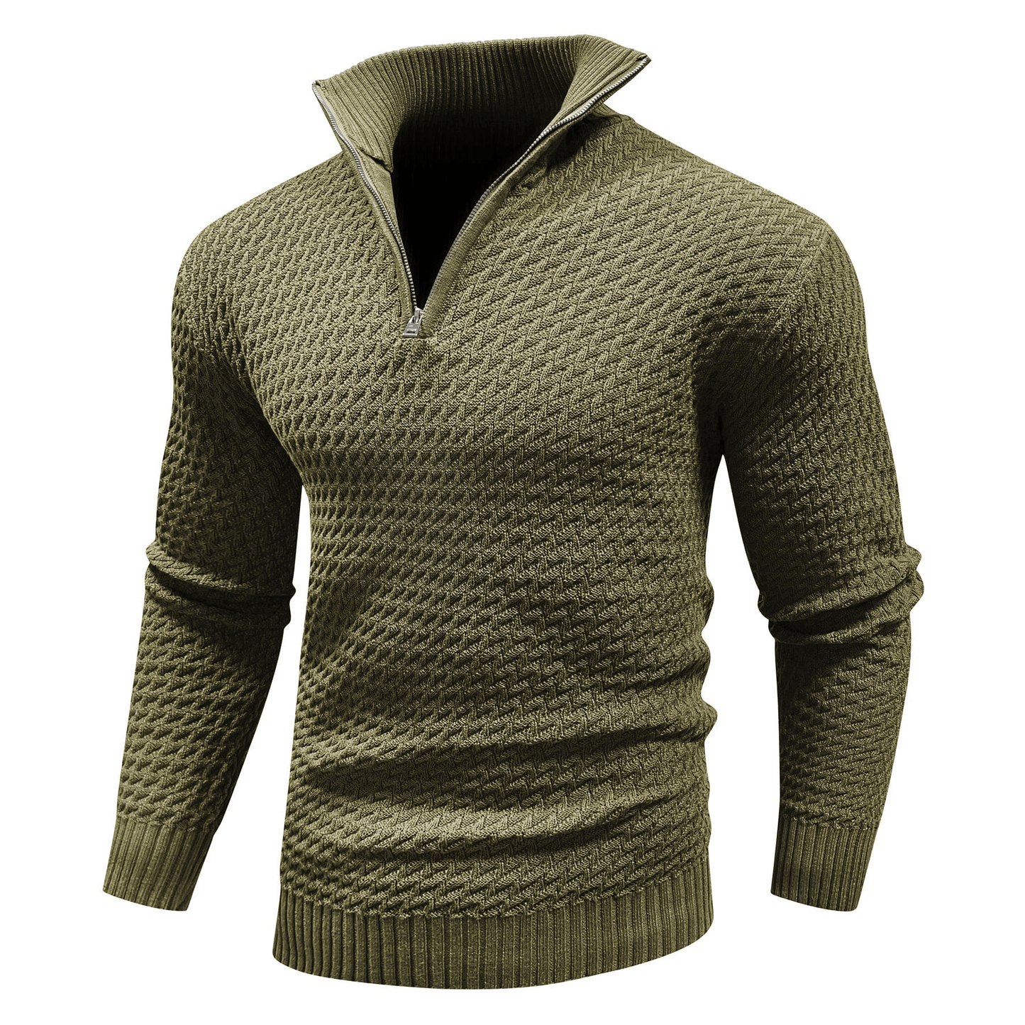 Charlie Premium Gebreide Quarter-Zip
