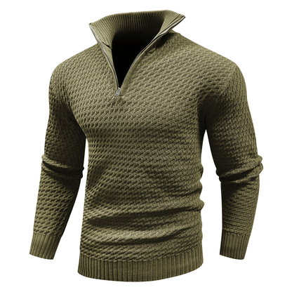 Charlie Premium Gebreide Quarter-Zip
