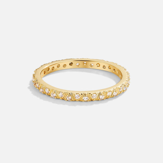 Bague Arquette en or et cristal