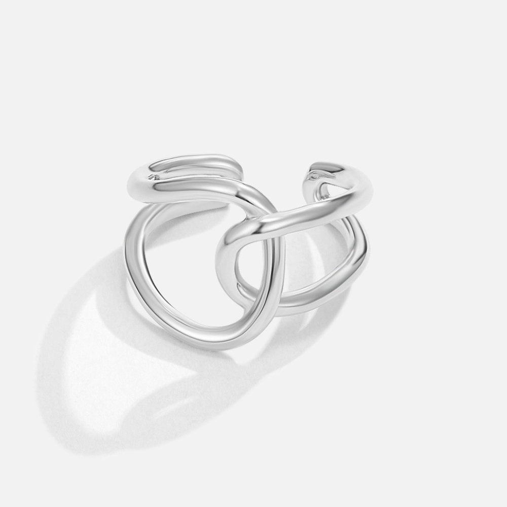 Zilveren ring Astrid