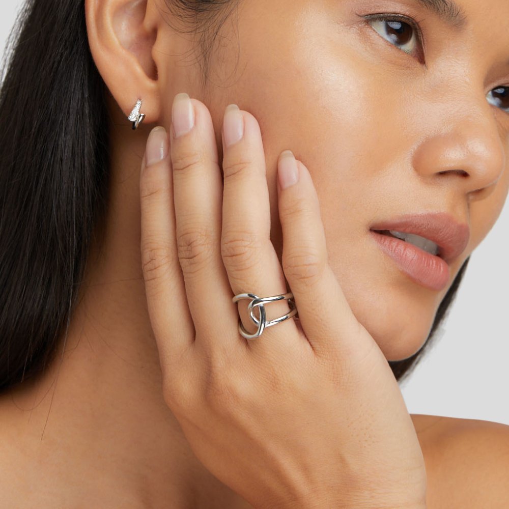 Zilveren ring Astrid