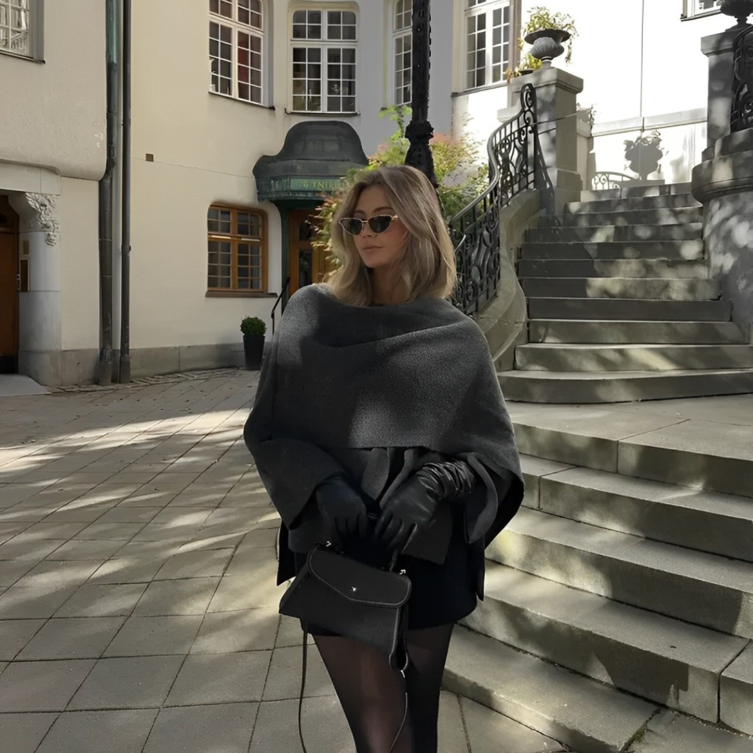 KALEIDE™ | MANTEAU ÉLÉGANT EN TISSU DE QUALITÉ
