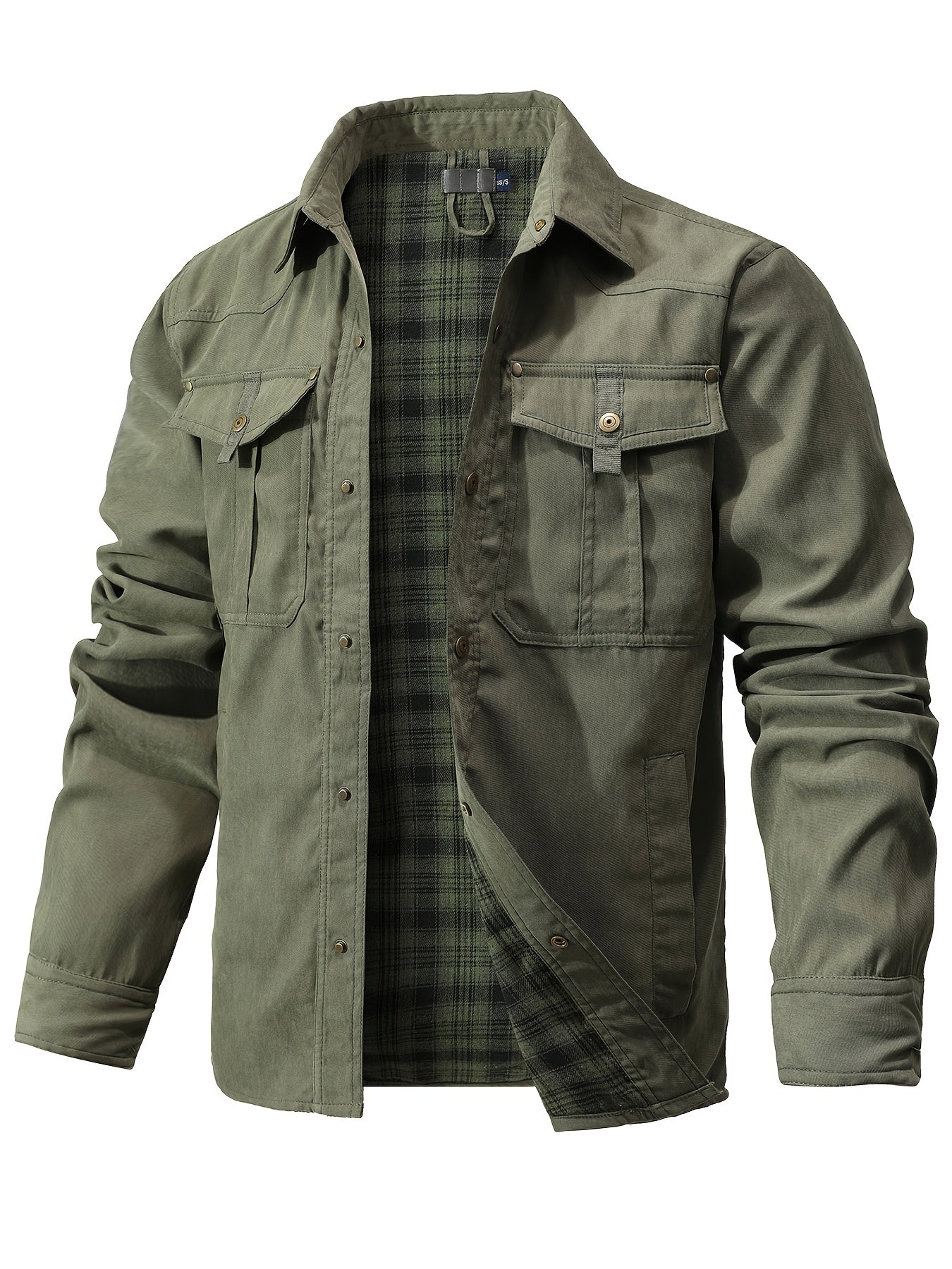 Evrypidis - Lässige Cargojacke mit langen Ärmeln