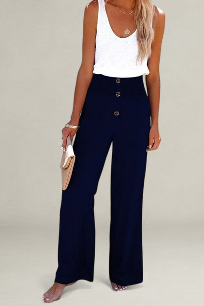 Monelle™ | Loose-Fit Broek Met Hoge Taille