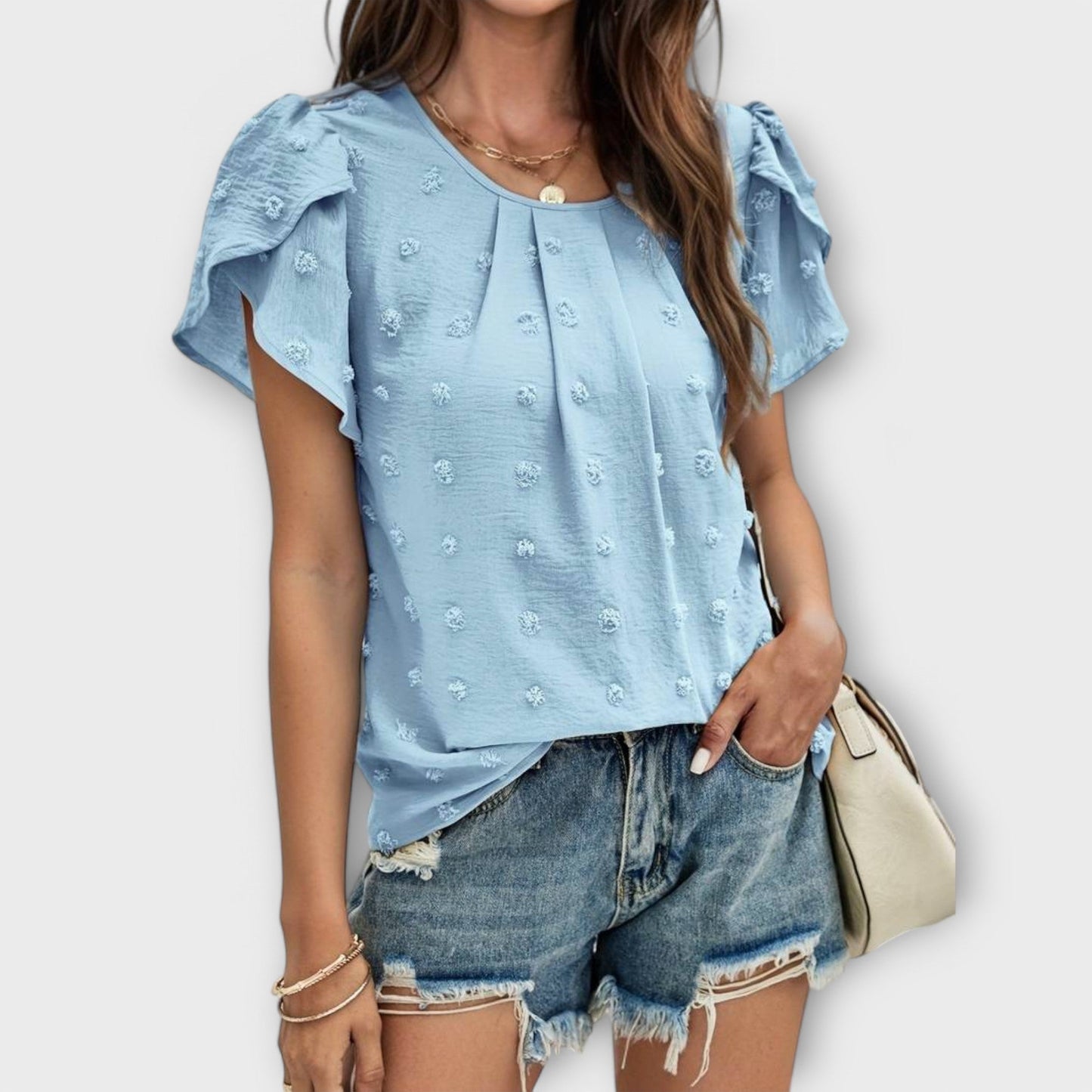 Die Perfekte Polka-Dot-Bluse