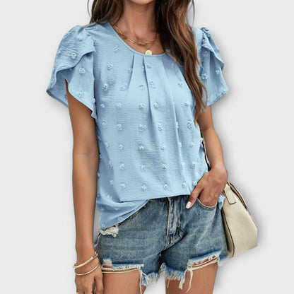 Die Perfekte Polka-Dot-Bluse
