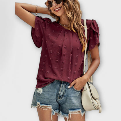 Die Perfekte Polka-Dot-Bluse