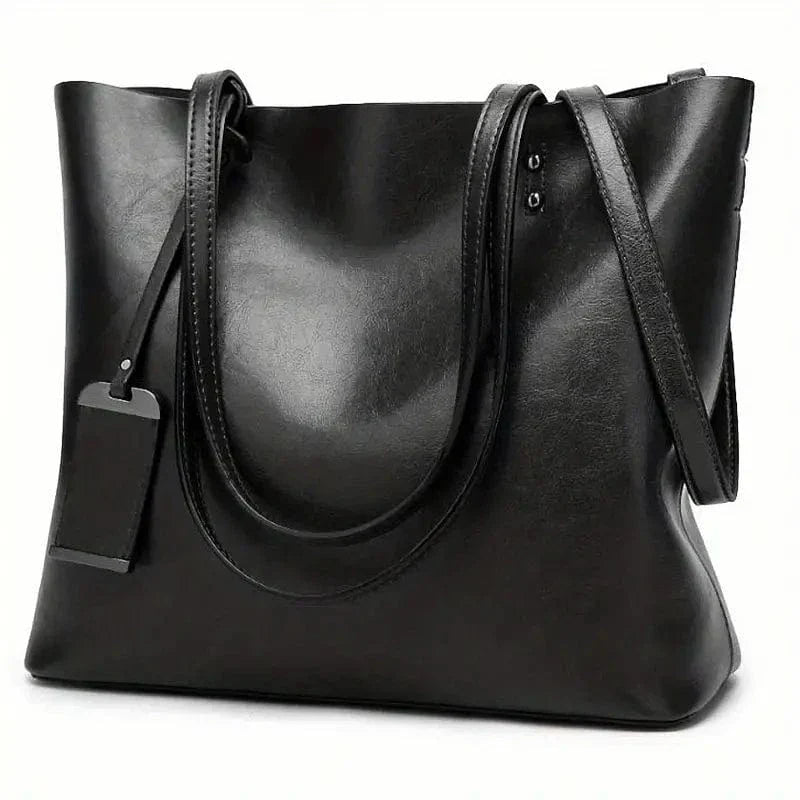 Elegante en veelzijdige leren handtas