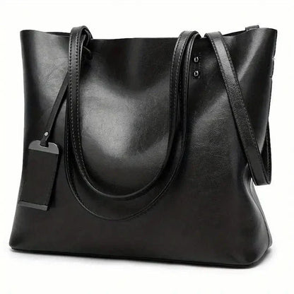 Elegante en veelzijdige leren handtas