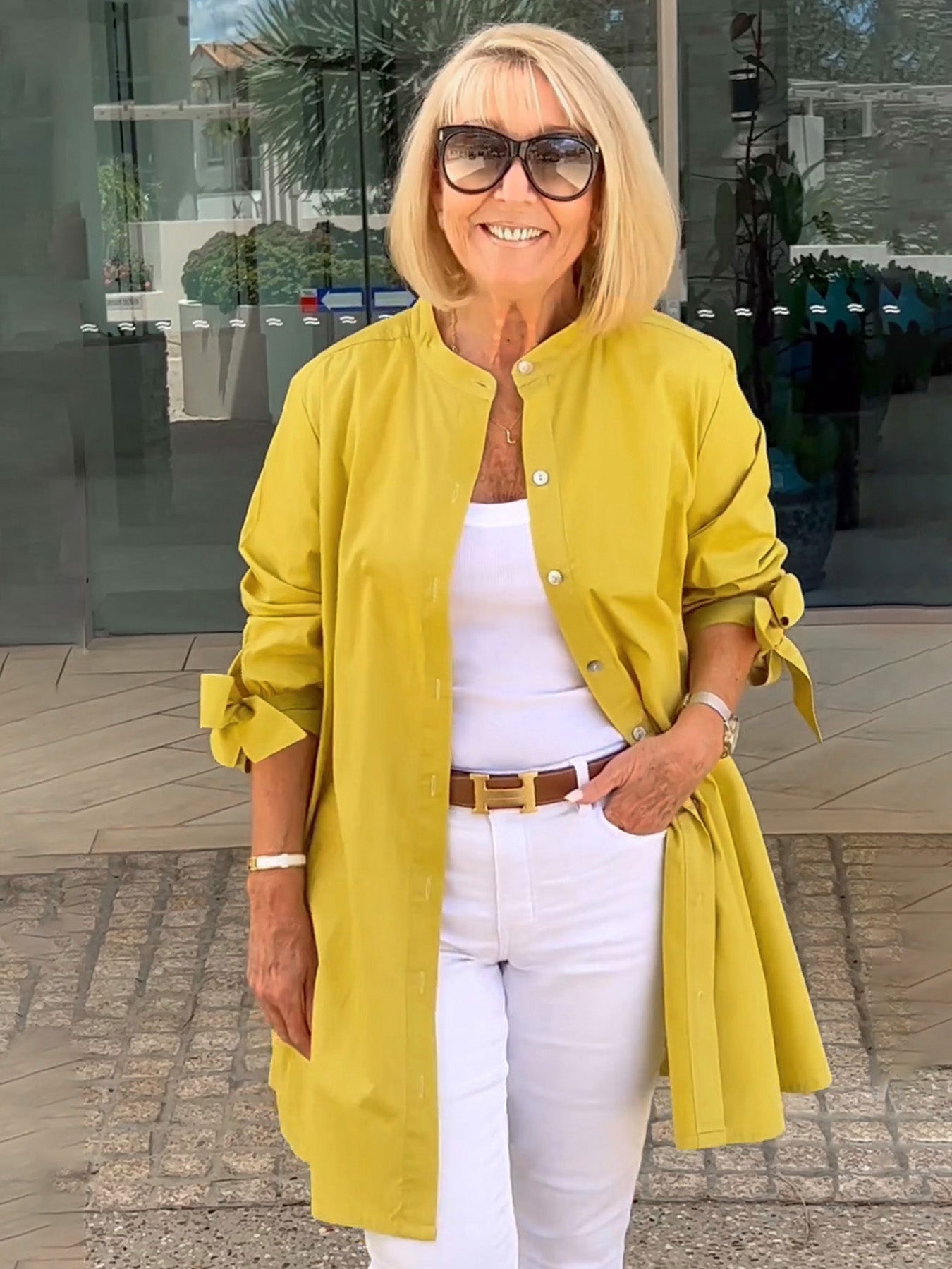 Lucia™ - Tuniek-shirt met knoopsluiting