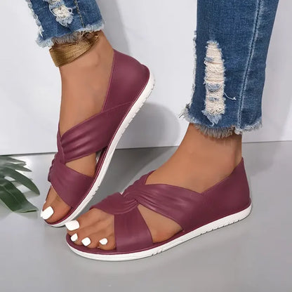 Luzia | Comfortabele orthopedische sandalen met strikdesign