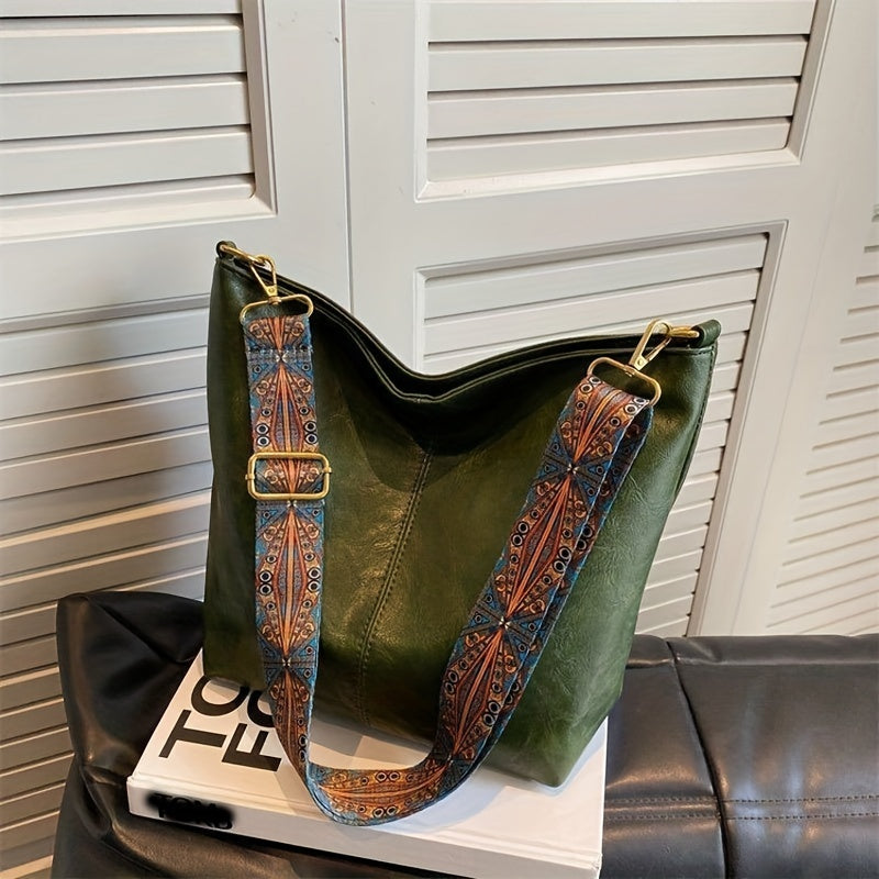 Kary - Sac rétro en cuir imperméable