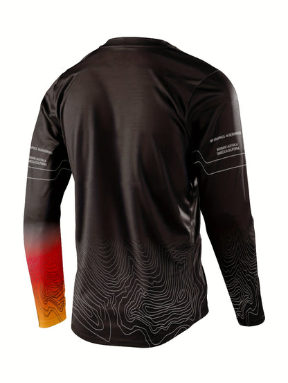 X-GODC Heren MTB Downhill Shirt Lange Mouwen