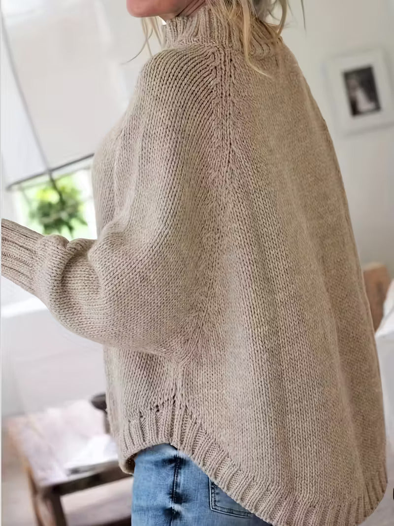 Pamella – Kabelgebreide oversized trui