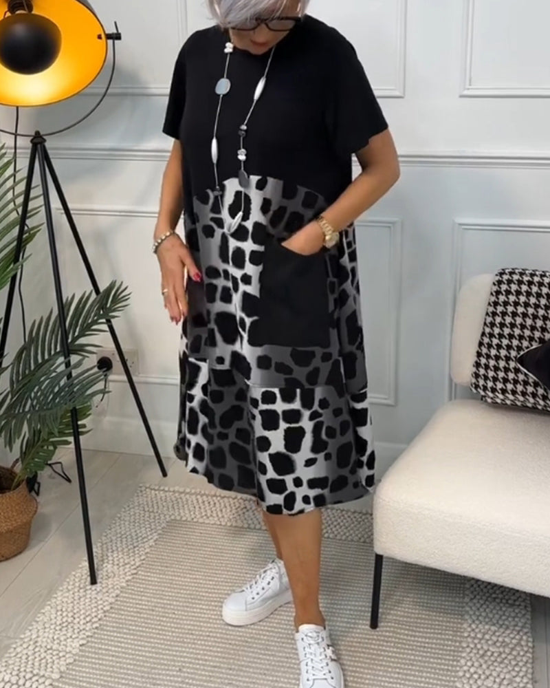 Lina | Luftiges Sommerkleid mit Rundhalsausschnitt