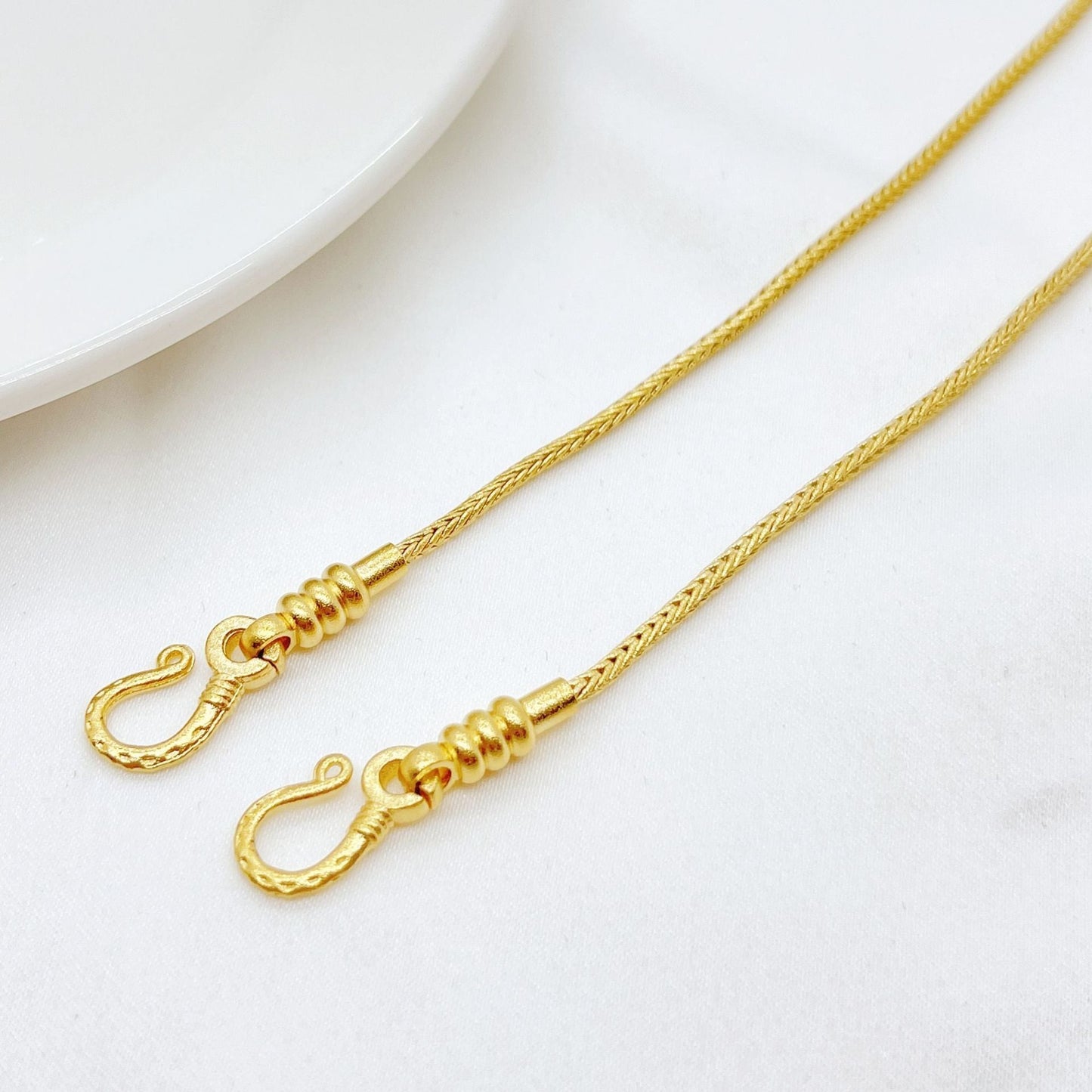 Gold Geflochtener Armreif