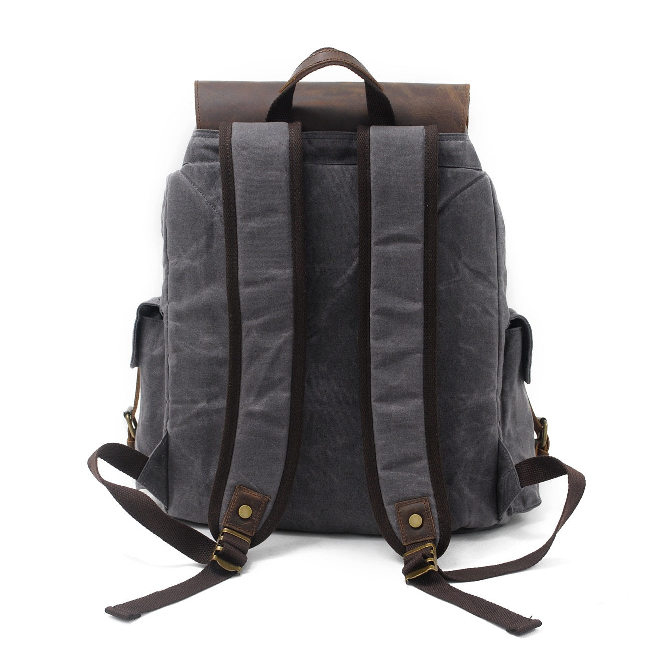 Jacob – Vintage Waxed Canvas Rugzak