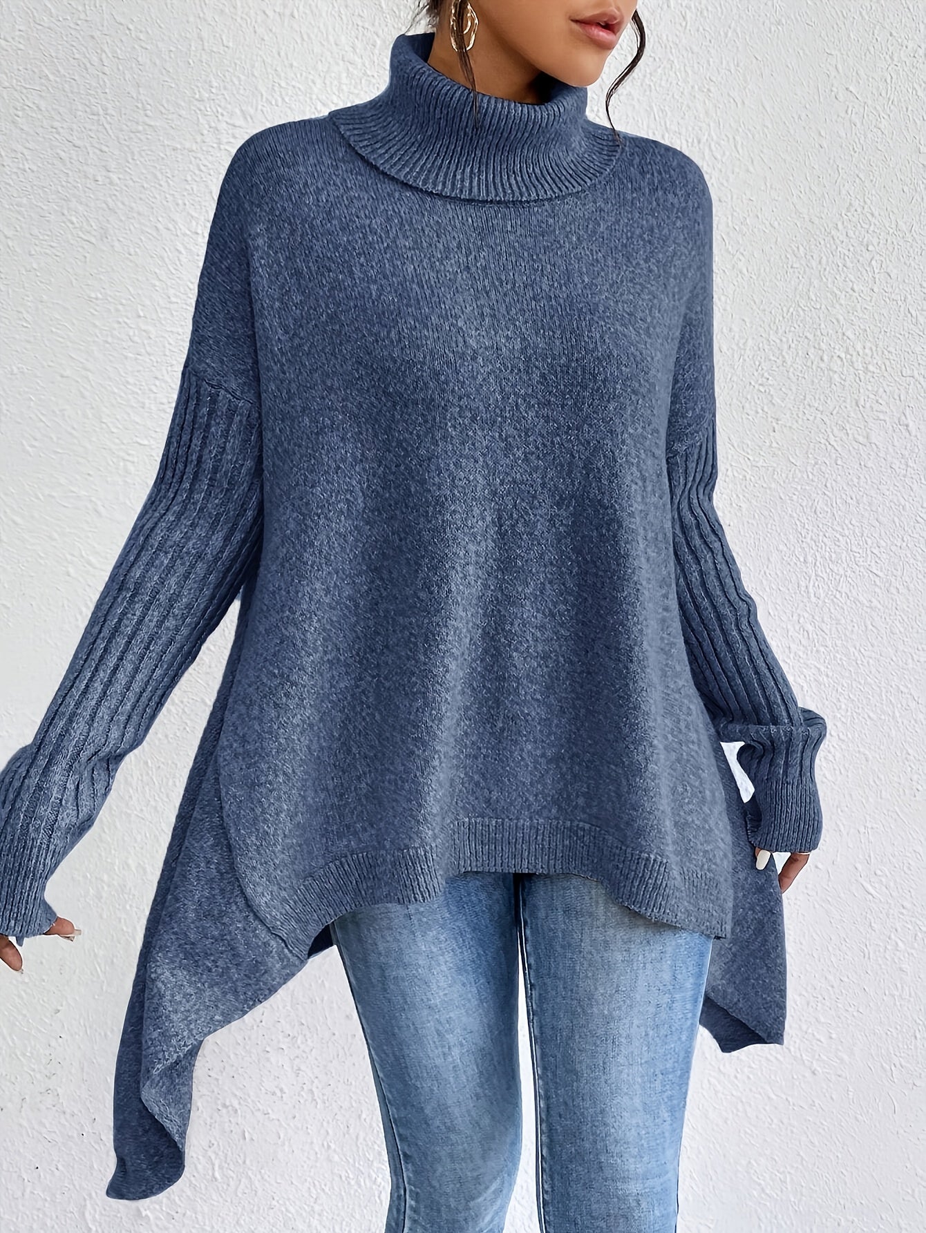 NIKKI™|ÜBERGRÖSSE TURTLENECK