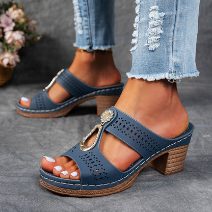 Nicoleta – Orthopedische Sandaal Met Zirkonia