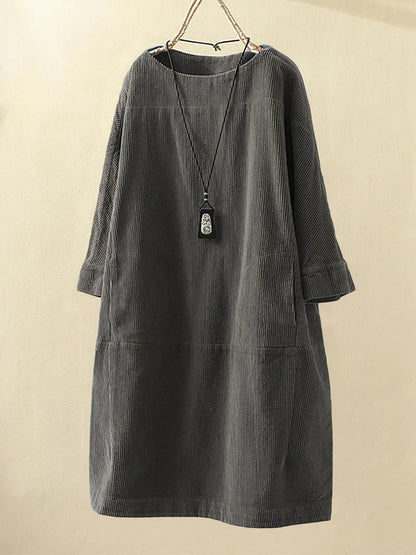 Zophie™ - Entspanntes Vintage-Cordkleid