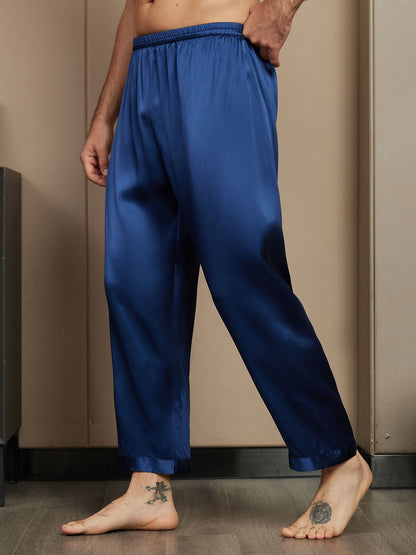 Pure Soie Détendu Pyjama Pantalon