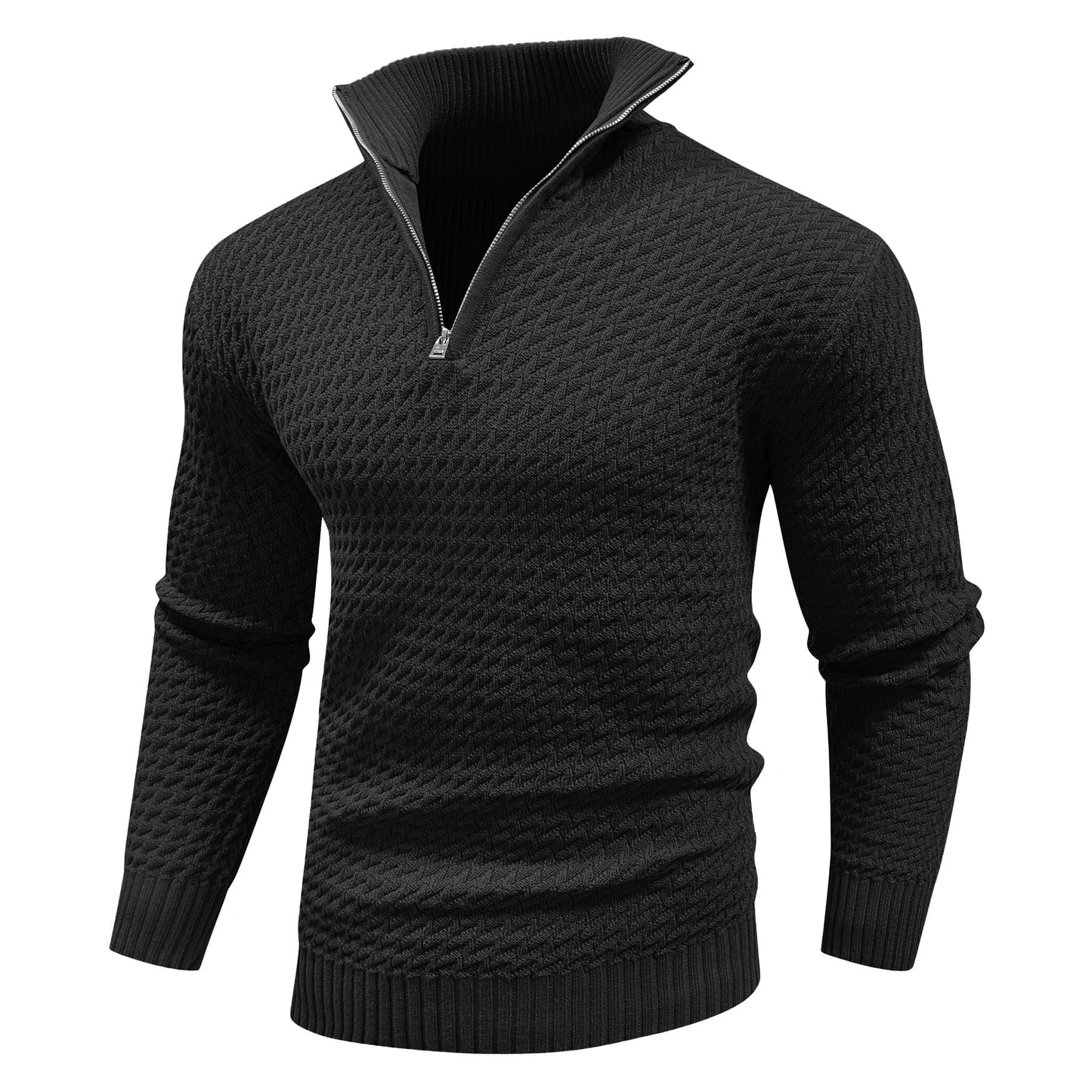 Charlie Premium Gebreide Quarter-Zip