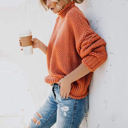 Elizabeth – Locker gestrickter Pullover-Sweater