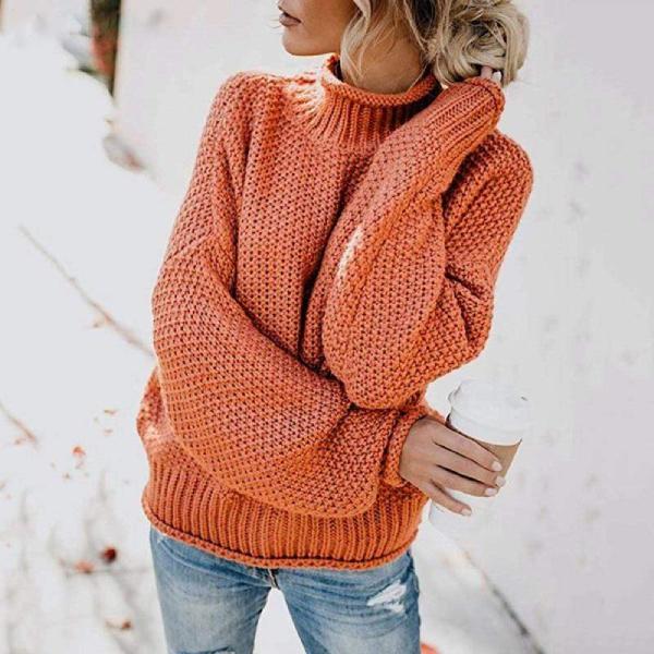 Elizabeth – Locker gestrickter Pullover-Sweater
