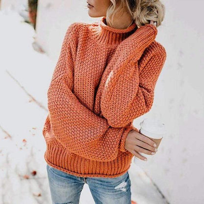 Elizabeth – Locker gestrickter Pullover-Sweater